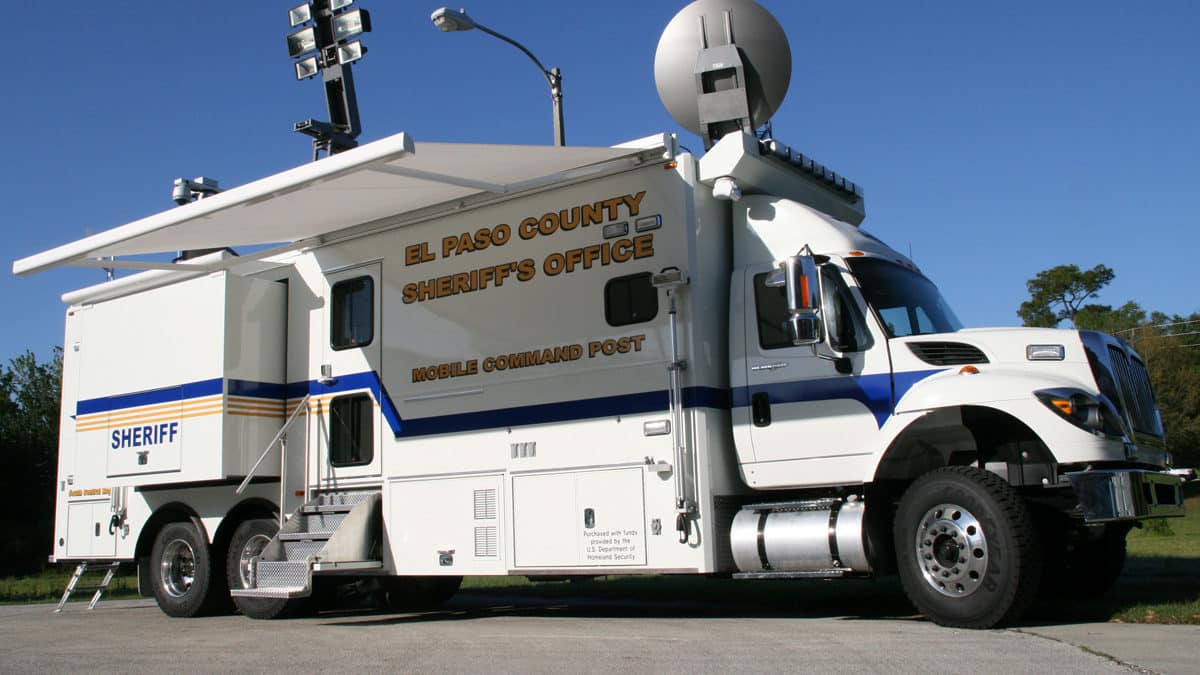 El Paso County Emergency Management - Mobile Command Vehicles Homeland ...