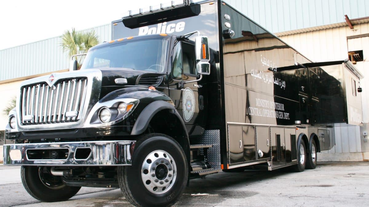 Kuwait MOI Command - Mobile Command Vehicles Homeland Security Military ...